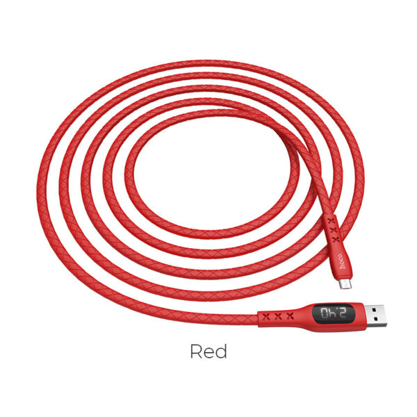 HOCO S6 Fast Charging cable with Timing Display for Micro