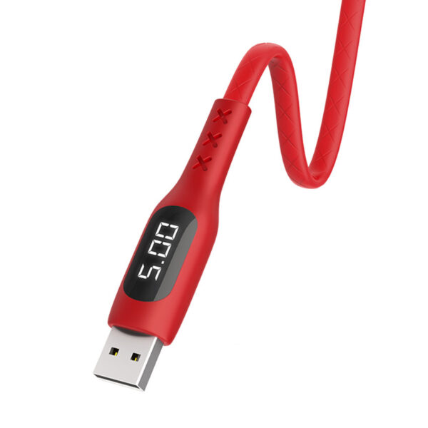 HOCO S6 Fast Charging cable with Timing Display for Micro
