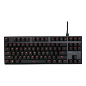 HyperX Alloy FPS Pro – Tenkeyless Mechanical Gaming Keyboard – 87-Key, Ultra-Compact Form Factor – Linear & Quiet – Cherry MX Red – Red LED Backlit（HX-KB4RD1-US/R1）