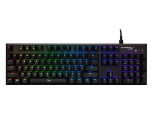 HyperX Alloy FPS RGB – Mechanical Gaming Keyboard, Controlled Light & Macro Customization, Silver Speed Switches, RGB LED Backlit（HX-KB1SS2-US）