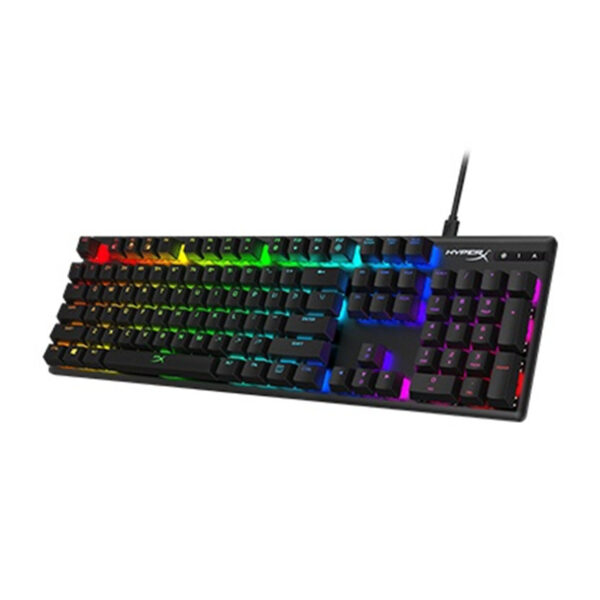 HyperX Alloy Origins - Mechanical Gaming Keyboard Software-Controlled Light & Macro Customization Compact Form Factor RGB LED Backlit - Linear HyperX Red Switch（HX-KB6AQX-US）