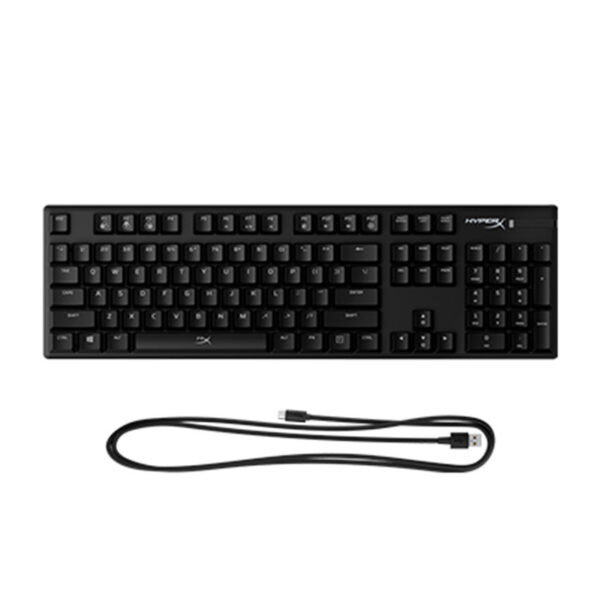 HyperX Alloy Origins - Mechanical Gaming Keyboard Software-Controlled Light & Macro Customization Compact Form Factor RGB LED Backlit - Linear HyperX Red Switch（HX-KB6AQX-US）