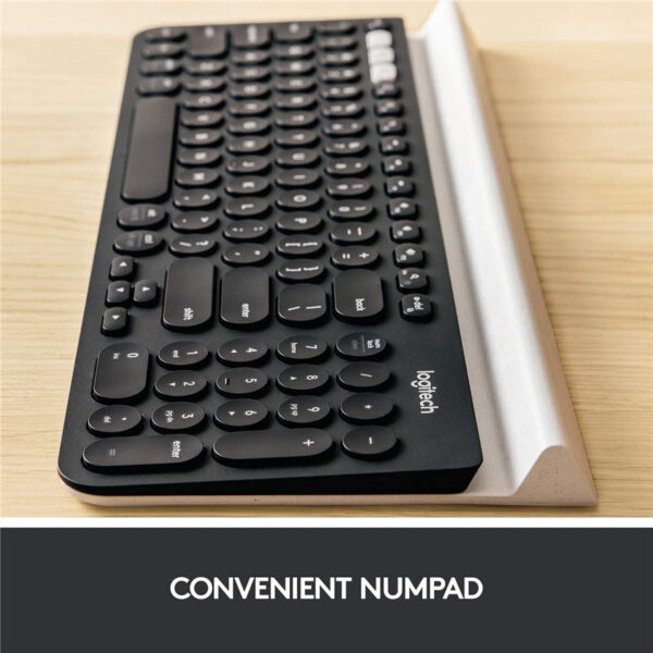 Logitech K780 Multi-Device Wireless Keyboard for Computer Phone and Tablet – Logitech FLOW Cross-Computer Control Compatible