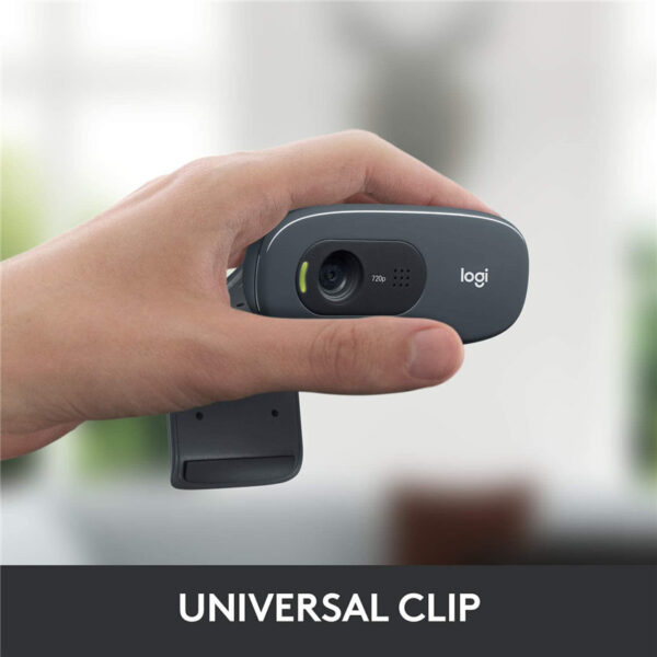 Logitech C270 3MP 1280 x 720pixels USB 2.0 Black Webcam