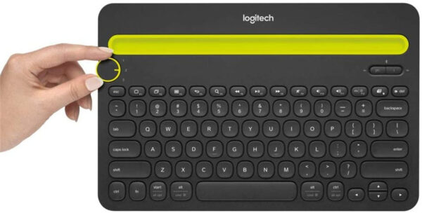 Logitech Bluetooth Multi-Device Keyboard K480 – Black – Works With Windows And Mac Computers Android And iOS Tablets And Smartphones