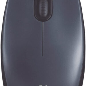 Logitech M100R Wired Usb Mouse Dark Black