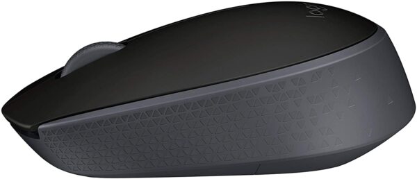 Logitech M170 2. 4GHz Wireless 3-Button Optical Scroll Mouse W/Nano USB Receiver (Black)