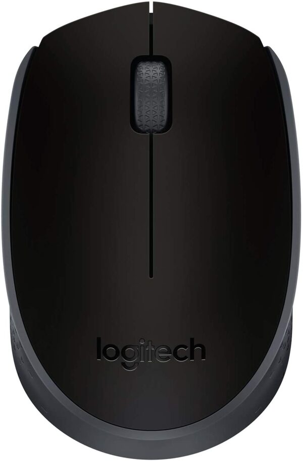 Logitech M170 2. 4GHz Wireless 3-Button Optical Scroll Mouse W/Nano USB Receiver (Black)