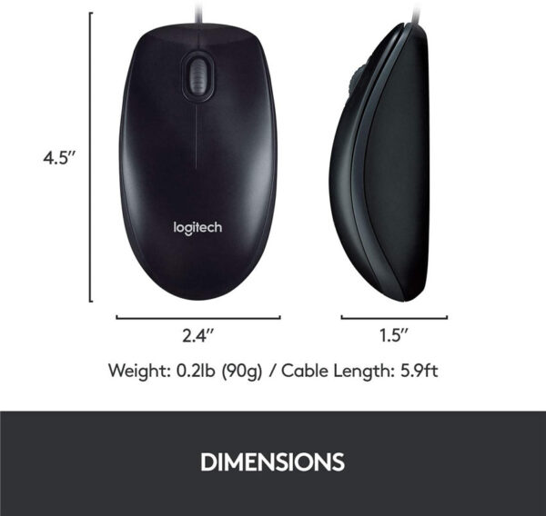 Logitech Desktop MK120 Durable Comfortable USB Mouse and keyboard Combo