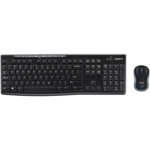 Logitech MK270 Wireless Keyboard and Mouse Combo – Keyboard and Mouse Included 2.4GHz Dropout-Free Connection Long Battery Life (Frustration-Free Packaging)