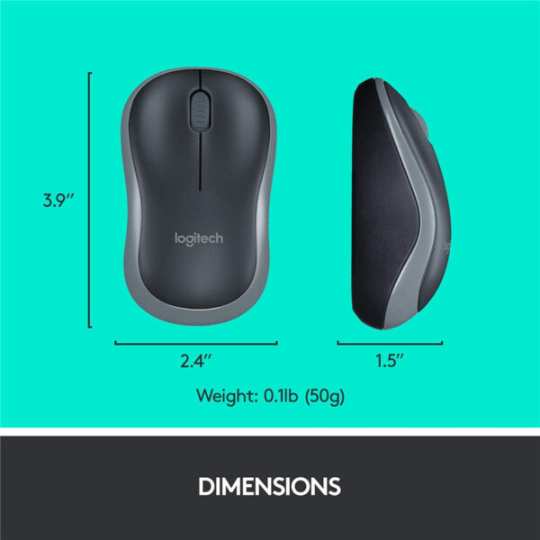 Logitech MK270 Wireless Keyboard and Mouse Combo - Keyboard and Mouse Included 2.4GHz Dropout-Free Connection Long Battery Life (Frustration-Free Packaging)