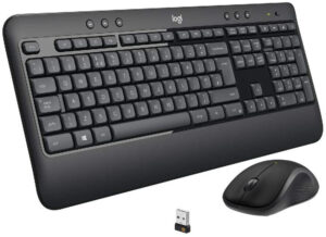 Logitech MK540 Advanced – Keyboard And Mouse Set – Wireless – 2.4 GHz – UK English QWERTY