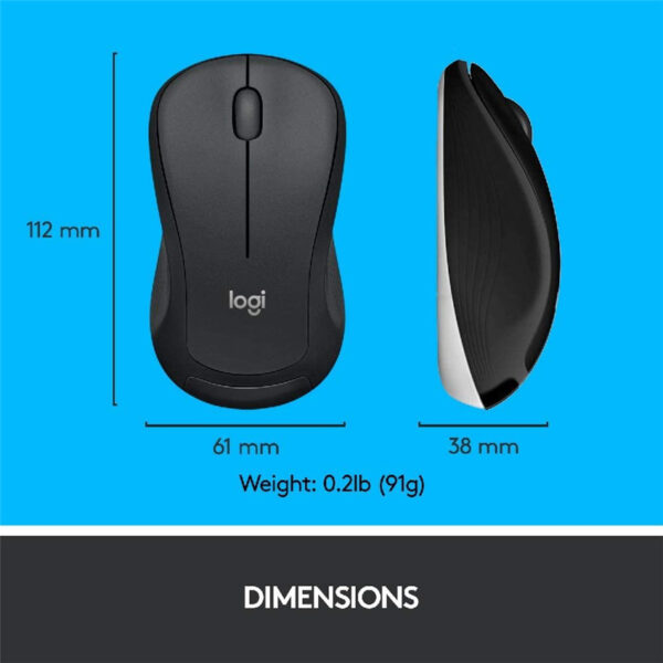 Logitech MK540 Advanced - Keyboard And Mouse Set - Wireless - 2.4 GHz - UK English QWERTY