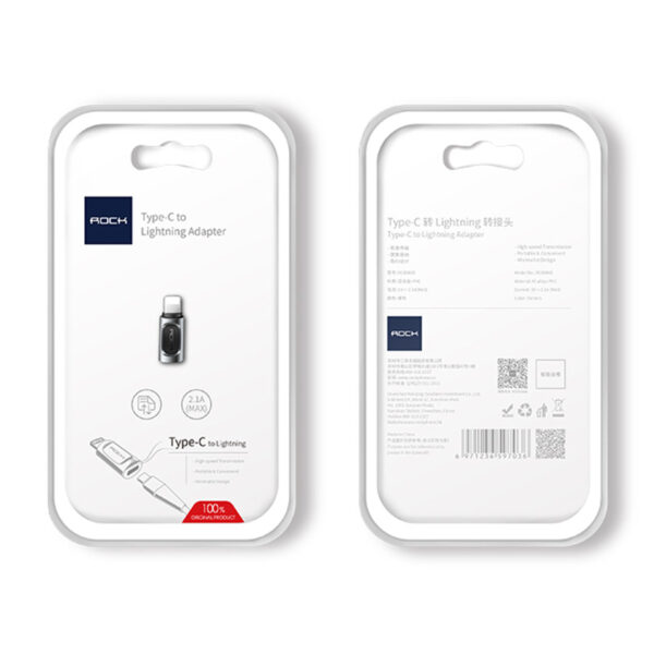 ROCK Type C/Micro USB to Lightning Adapter