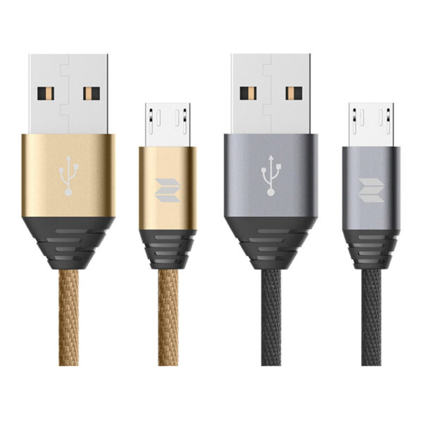 ROCK M5 Metal Micro & Tpye-C & Lightning Cable