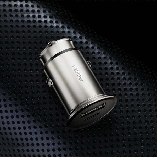 ROCK Metal Mini PD Car Charger