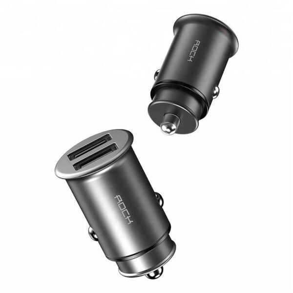 ROCK Metal mini Car charger 4.8A