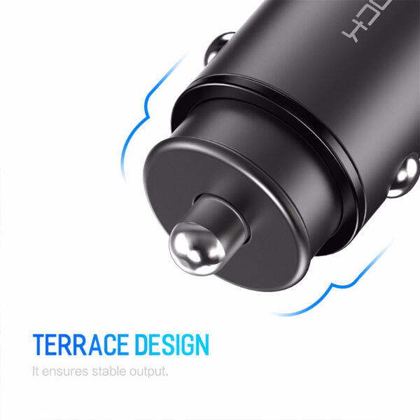 ROCK Metal mini Car charger 4.8A