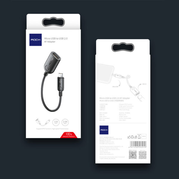ROCK Micro to USB 2.0 AF Adapter 150mm