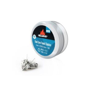 Hellvape Ni90 Dual Core Fused Clapton Coil 26Ga*2+36Ga (0.21ohm) (10Pcs/Pack) (SALE)