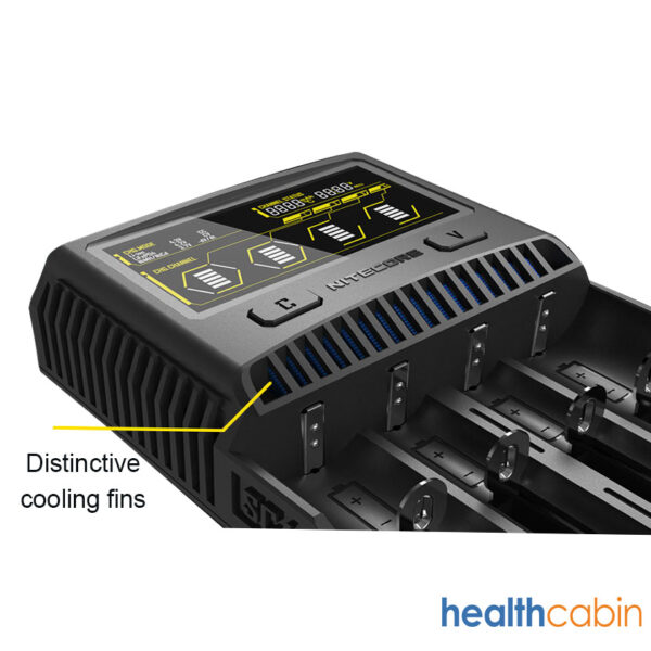 Nitecore SC4 6A Quick Charge Intelligent Battery Charger EU Plug