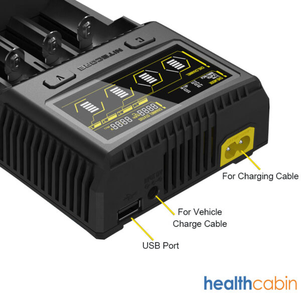 Nitecore SC4 6A Quick Charge Intelligent Battery Charger EU Plug