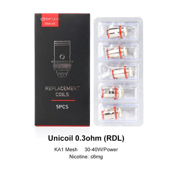 OXVA Unicoil for OXVA Origin ,OXVA X Kit ,OXVA Origin X ,Origin Mini Kit ,Origin SE Kit , Velocity LE Kit (5pcs/pack)
