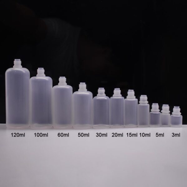 100pcs PE Empty Squeezable Ejuice Bottles With Childproof 3ml/5ml/10ml/15ml/20ml/30ml/50ml/60ml/100ml/120ml