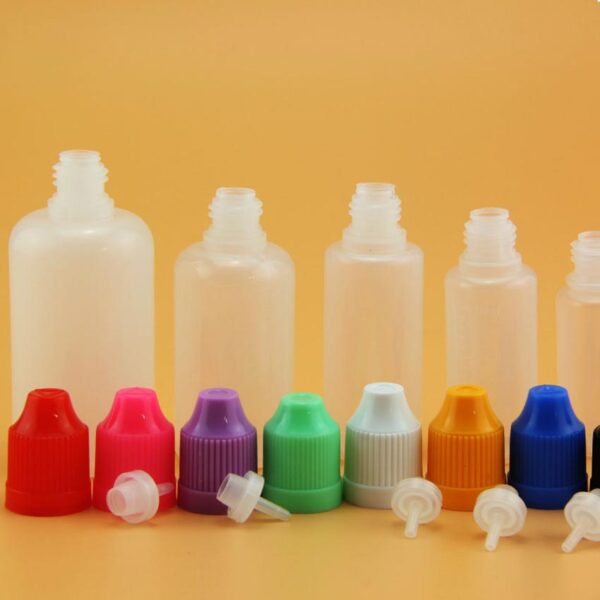 100pcs PE Empty Squeezable Ejuice Bottles With Childproof 3ml/5ml/10ml/15ml/20ml/30ml/50ml/60ml/100ml/120ml