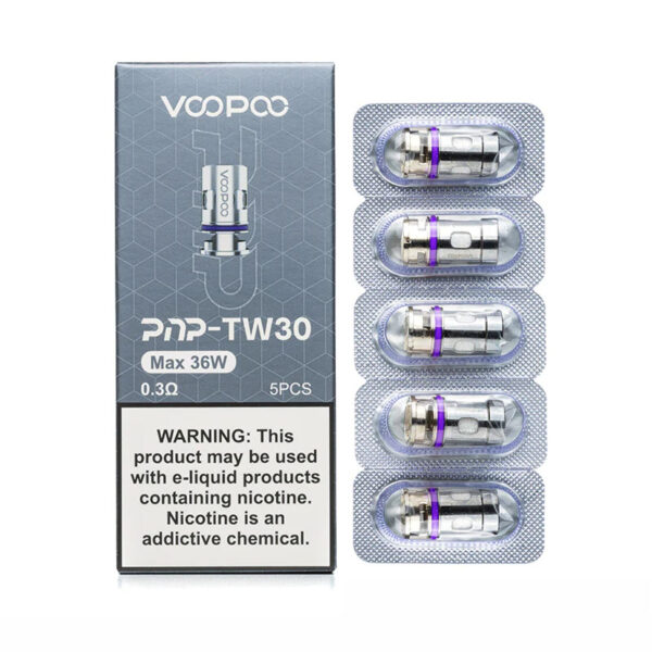 Voopoo PnP Replacement Coils for Drag Baby/Mini/2/S/X,VINCI Series Kit,Argus Pro,PnP 20/22,V.SUIT,Doric 60,Drag E60,Drag H80 S (5Pcs/Pack)