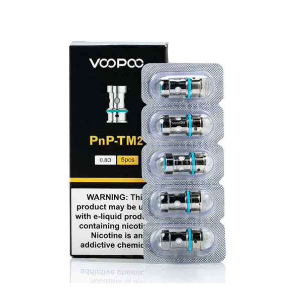 Voopoo PnP Replacement Coils for Drag Baby/Mini/2/S/X,VINCI Series Kit,Argus Pro,PnP 20/22,V.SUIT,Doric 60,Drag E60,Drag H80 S (5Pcs/Pack)