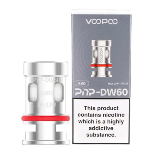 Voopoo PnP Replacement Coils for Drag Baby/Mini/2/S/X,VINCI Series Kit,Argus Pro,PnP 20/22,V.SUIT,Doric 60,Drag E60,Drag H80 S (5Pcs/Pack)