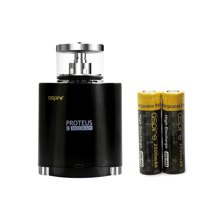 Aspire Proteus Hookah kit with 2×18650 Li-ion Battery 2600mAh
