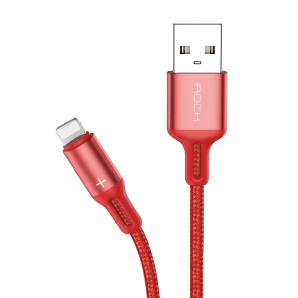 ROCK R2 Metal Braided Charge,Sync Round Cable 100cm