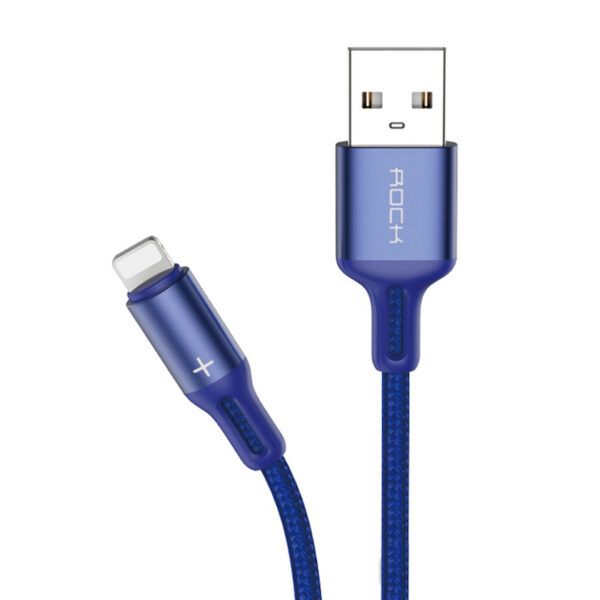 ROCK R2 Metal Braided Charge,Sync Round Cable 100cm