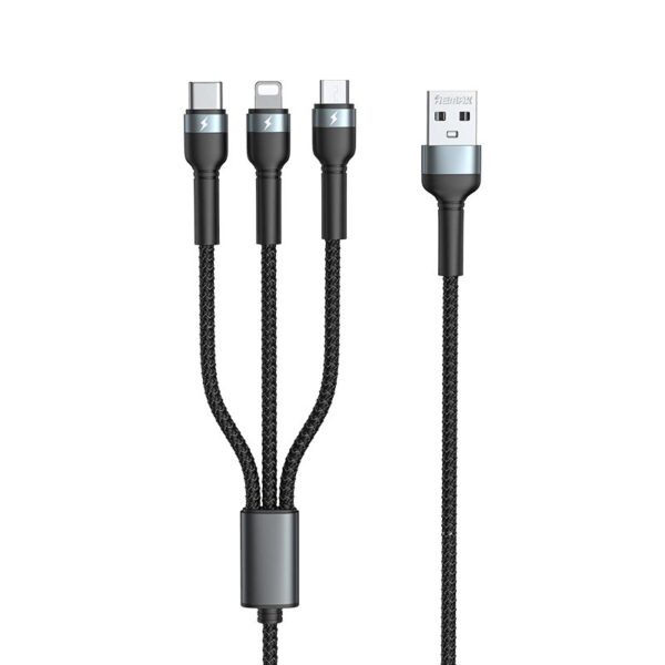Remax RC-124th Jany Series 3 in 1 Fast Charging Cable