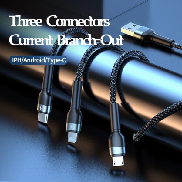 Remax RC-124th Jany Series 3 in 1 Fast Charging Cable