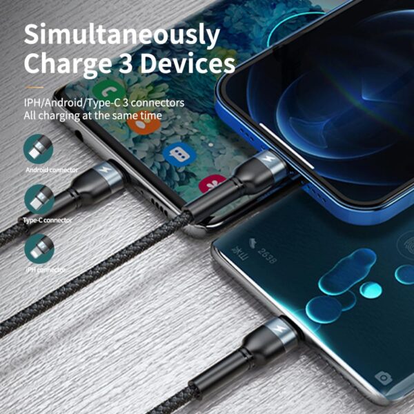 Remax RC-124th Jany Series 3 in 1 Fast Charging Cable