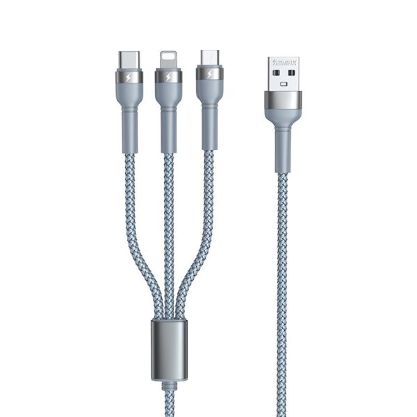 Remax RC-124th Jany Series 3 in 1 Fast Charging Cable