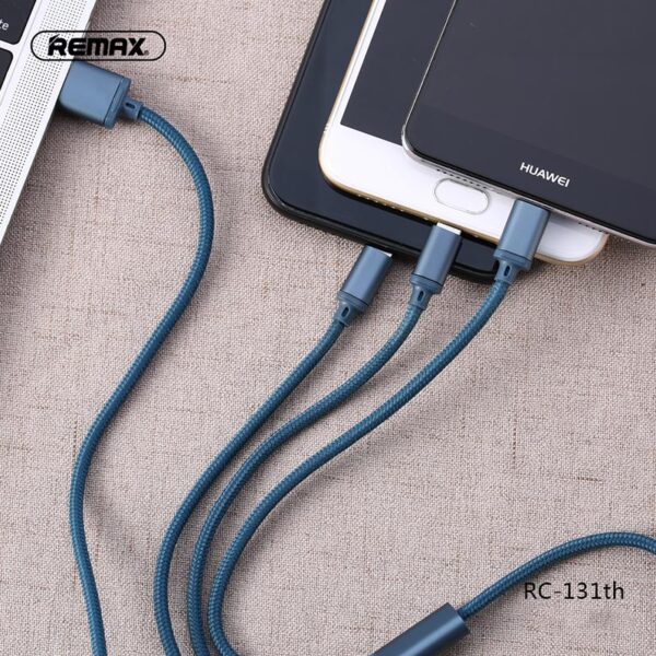 Remax RC-131th 3 in 1 Fast Charging Cable
