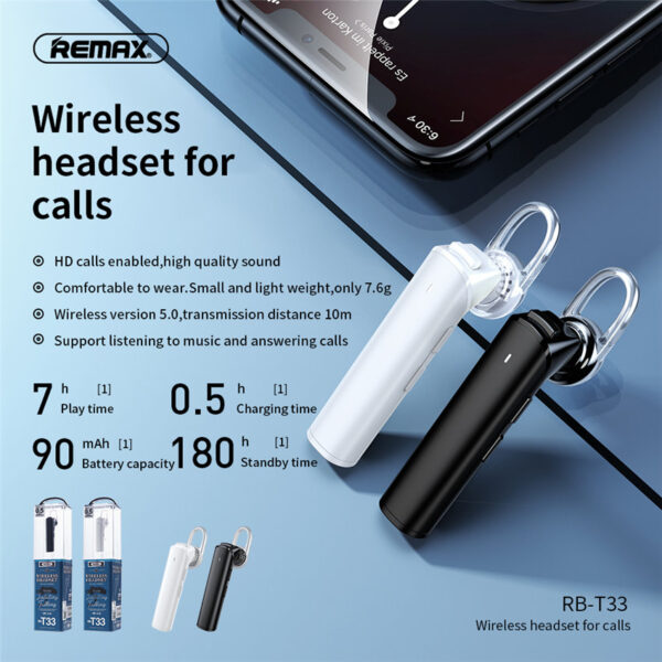 REMAX RB-T33 Wireless Earphone(60mAh)