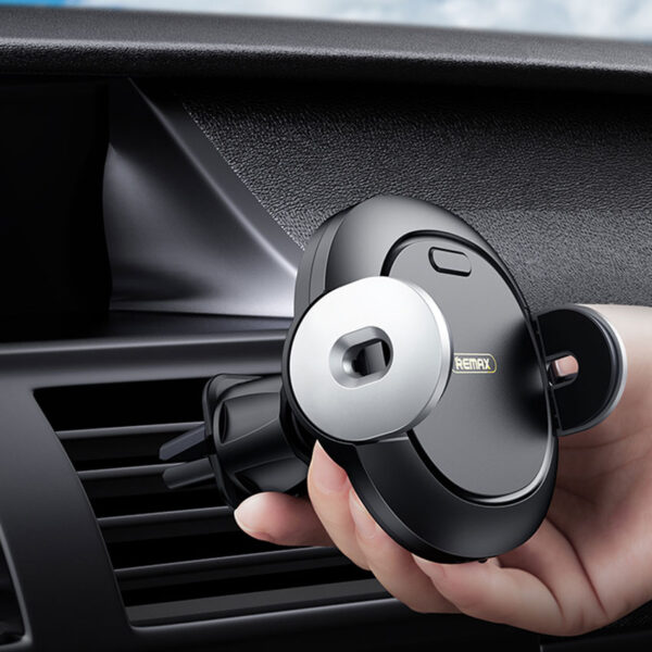 REMAX RM-C42 Phone Holder With Wireless Charger For Car Vent