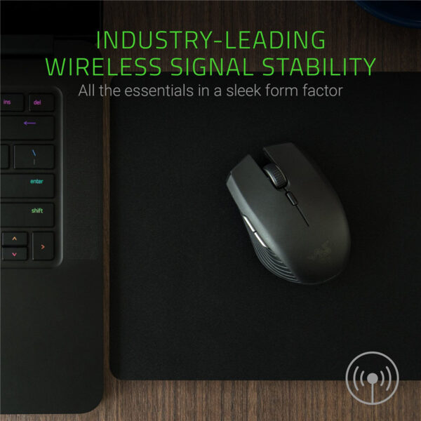 Razer Atheris Ambidextrous Wireless Mouse: 7200 DPI Optical Sensor - 350 Hr Battery Life - USB Wireless Receiver & Bluetooth Connection(120mAh)