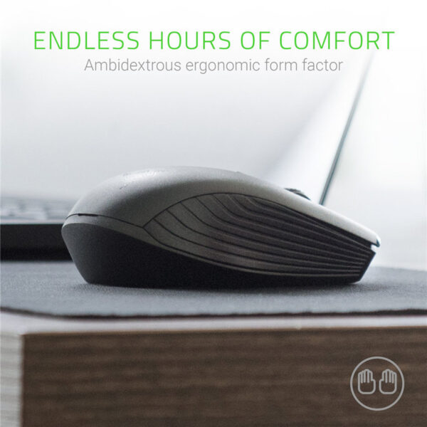 Razer Atheris Ambidextrous Wireless Mouse: 7200 DPI Optical Sensor - 350 Hr Battery Life - USB Wireless Receiver & Bluetooth Connection(120mAh)