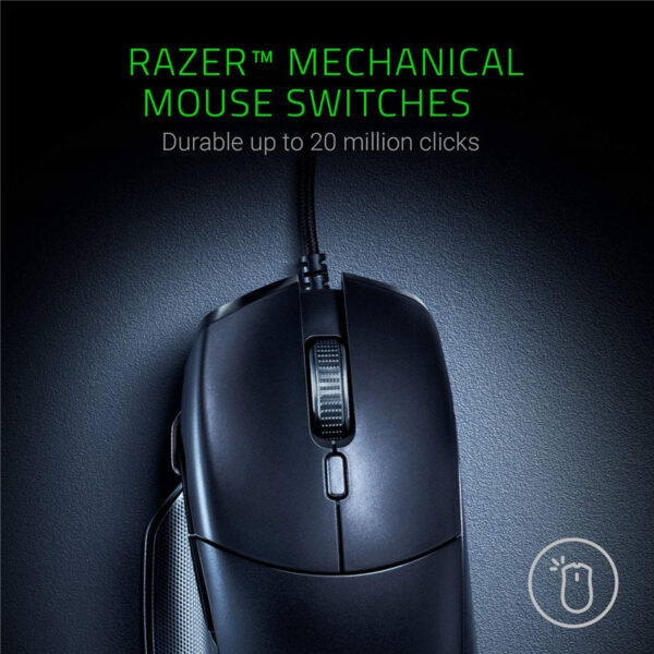 Razer Basilisk Essential Gaming Mouse: 6400 DPI Optical Sensor - Chroma RGB Lighting - 7 Programmable Buttons - Mechanical Switches