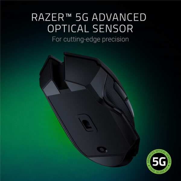 Razer Basilisk X HyperSpeed Wireless Gaming Mouse: Bluetooth & Wireless Compatible - 16K DPI Optical Sensor - 6 Programmable Buttons(120mAh)