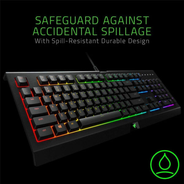 Razer Cynosa Chroma Gaming Keyboard: 168 Individually Backlit RGB Keys - Spill-Resistant Design - Programmable Macro Functionality - Quiet & Cushioned