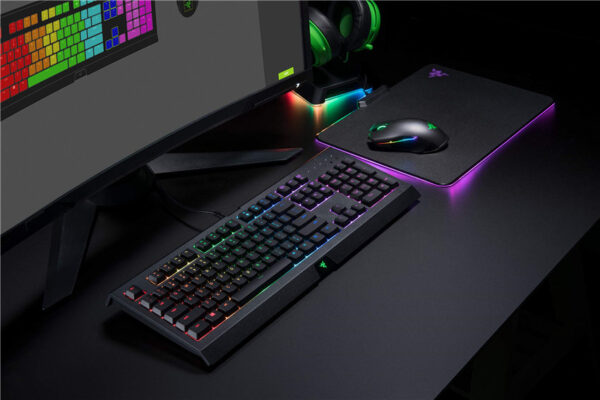 Razer Cynosa Chroma Gaming Keyboard: 168 Individually Backlit RGB Keys - Spill-Resistant Design - Programmable Macro Functionality - Quiet & Cushioned