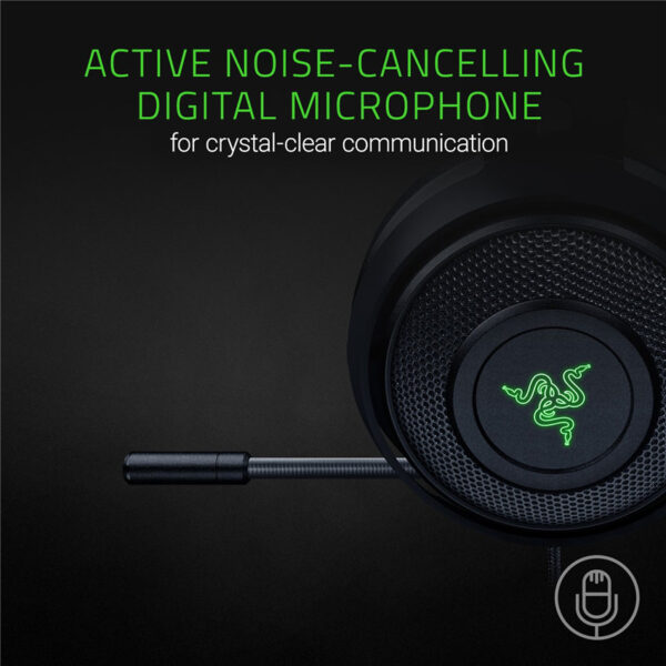 Razer Kraken 7.1 V2: 7.1 Surround Sound - Retractable Noise-Cancelling Mic - Lightweight Aluminum Frame - Gaming Headset Works with PC & PS4 - Black