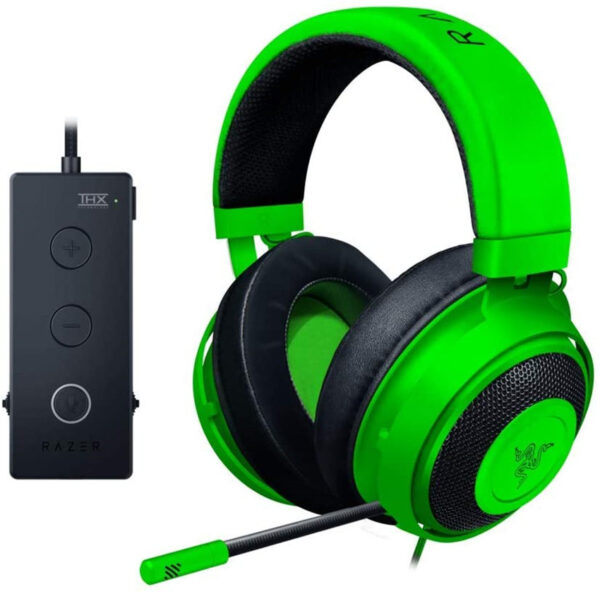 Razer Kraken Tournament Edition THX 7.1 Surround Sound Gaming Headset: Aluminum Frame - Retractable Noise Cancelling Mic - USB DAC Included - For PC, PS4, Nintendo Switch